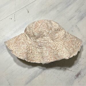 Millymook Raw Hem 100% Cotton Baby Girl Bucket Sun Hat